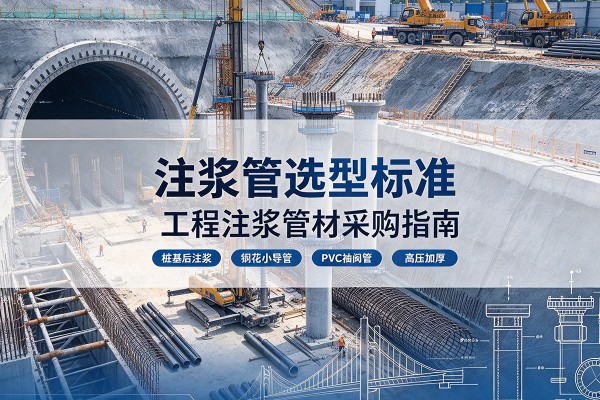 包河注浆管选型标准