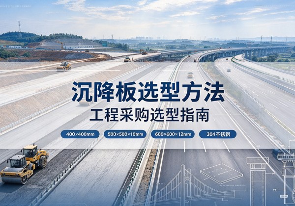 包河沉降板选择方法